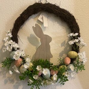 Easter bunny wreath